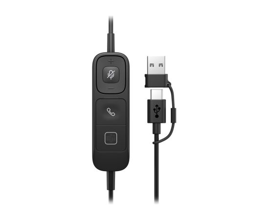 HP Poly Mission 625 Stereo USB Wired Headset Austiņas