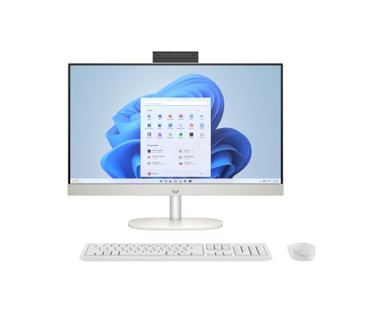 HP 24-cr0332nw AMD Ryzen™ 7 7730U 60.5 cm (23.8") 1920 x 1080 px All-in-One PC 16 GB DDR4-SDRAM 512 GB SSD Windows 11 Home Wi-Fi 6 (802.11ax) White All In One Datori (AIO)