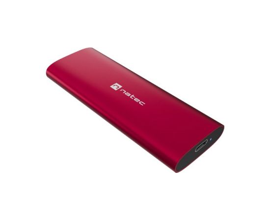 NATEC RHINO M.2 NVME LITE EXTERNAL SSD ENCLOSURE USB-C 3.2 GEN 2 RUBY RED Korpusi ārējiem HDD, SSD