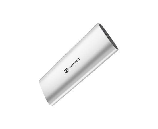 NATEC RHINO M.2 NVME LITE EXTERNAL SSD ENCLOSURE USB-C 3.2 GEN 2 ARCTIC SILVER Korpusi ārējiem HDD, SSD