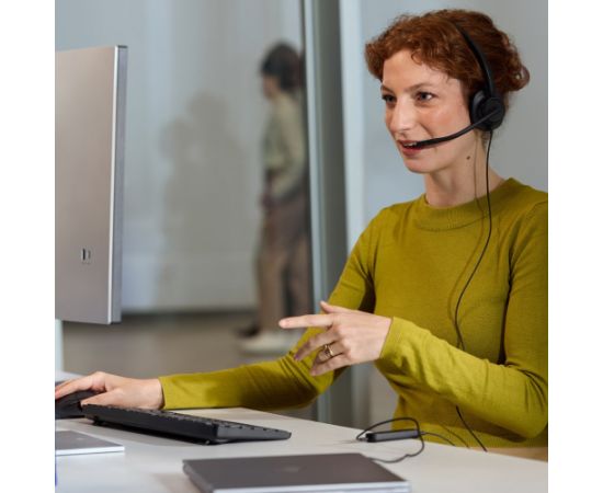 HP Poly Mission 415 Monaural USB Wired Headset Наушники