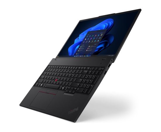 Lenovo ThinkPad T16 Gen 4 (Intel) Copilot+ PC Intel Core Ultra 5 225U Laptop 40.6 cm (16") WUXGA 16 GB DDR5-SDRAM 512 GB SSD Wi-Fi 6E (802.11ax) Windows 11 Pro English Black Portatīvie datori