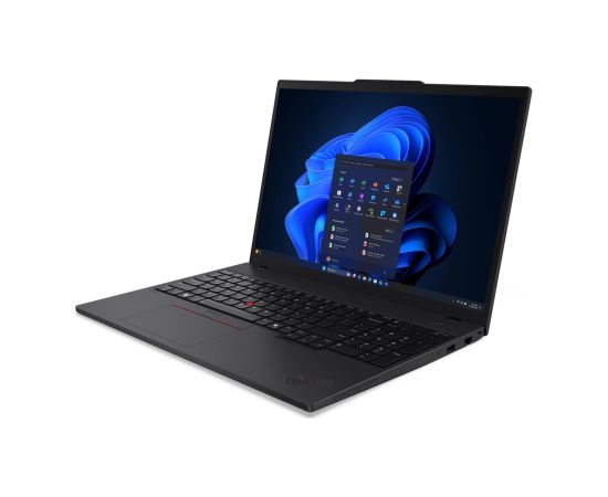 Lenovo ThinkPad T16 Gen 4 (Intel) Copilot+ PC Intel Core Ultra 5 225U Laptop 40.6 cm (16") WUXGA 16 GB DDR5-SDRAM 512 GB SSD Wi-Fi 6E (802.11ax) Windows 11 Pro English Black Portatīvie datori