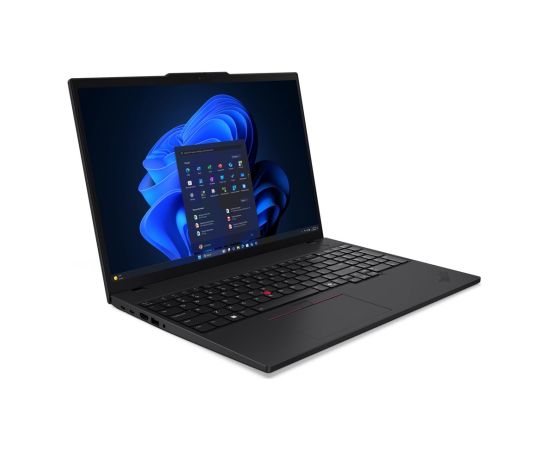 Lenovo ThinkPad T16 Gen 4 (Intel) Copilot+ PC Intel Core Ultra 5 225U Laptop 40.6 cm (16") WUXGA 16 GB DDR5-SDRAM 512 GB SSD Wi-Fi 6E (802.11ax) Windows 11 Pro English Black Portatīvie datori