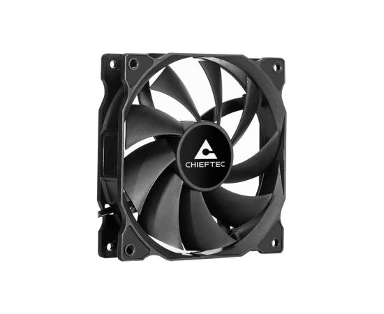 Chieftec ZF-1225PWM computer cooling system Computer case Fan 12 cm Black 1 pc(s) Korpusu dzesēšana