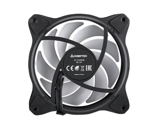 Chieftec ZF-1225RGB computer cooling system Multicolour 1 pc(s) Korpusu dzesēšana