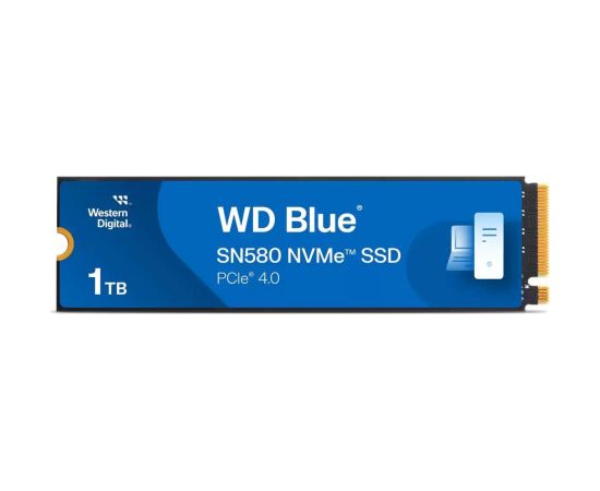 Western Digital SN580 PCIE G4 M.2 NVME 1TB SSD BLUE SSD Cietie Diski (Solid state drive)