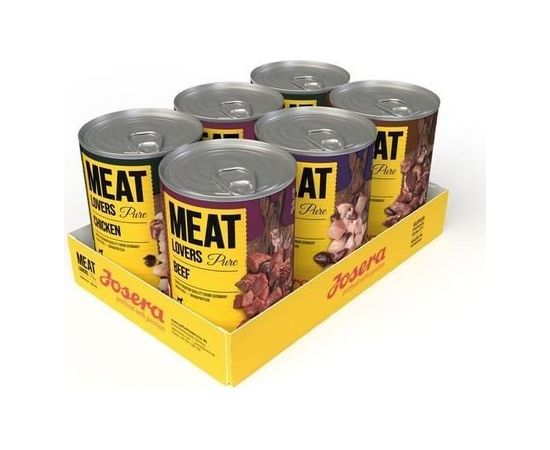 Josera Josera Meat Lovers Pure Multipack 6x400g (30003907) Suņu barība