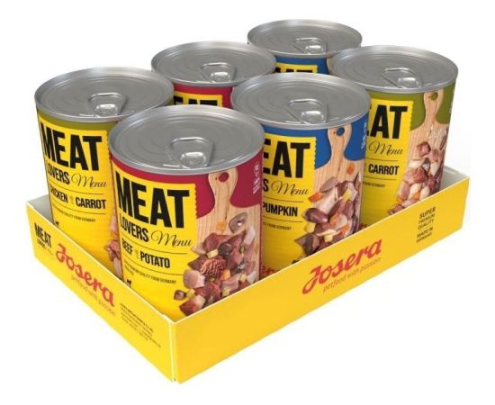 Josera Josera Meat Lovers Menu Multipack 6x400g (30003965) Suņu barība