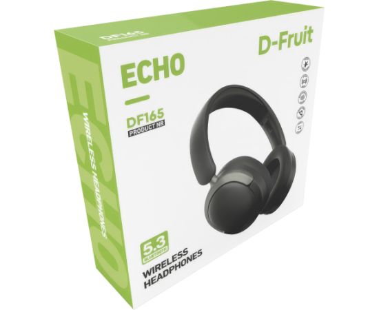 D-Fruit wireless headset Echo DF165, black Aудио-видео