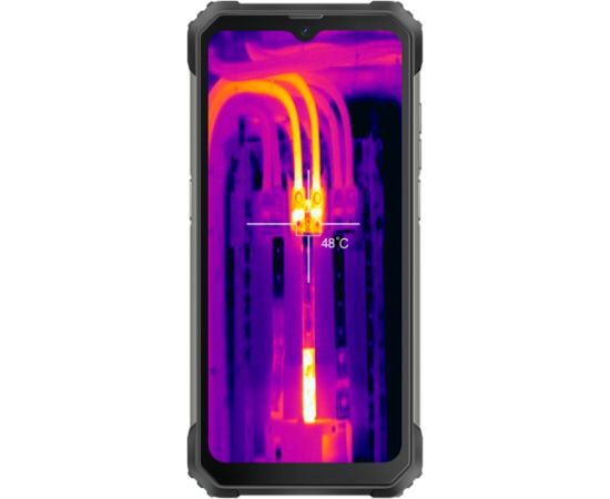 Blackview Rugged BL8800 Dual 5G Pro 6.58" FHD+IPS 1080x2408 8GB/128GB, MT6833V Octa-core 2.2GHz, 16MP Front/5MP+50MP Back Camera FLIR thermal camera Battery 8380mAh Type-C Android 11 Fingerprint Dual SIM SD card slot NFC NO Charger MIL-STD-810H Black Мобильные телефоны