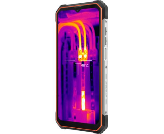 Blackview Rugged BL8800 Dual 5G Pro 6.58" FHD+IPS 1080x2408 8GB/128GB, MT6833V Octa-core 2.2GHz, 16MP Front/5MP+50MP Back Camera FLIR thermal camera Battery 8380mAh Type-C Android 11 Fingerprint Dual SIM NFC NO Charger MIL-STD-810H Orange Mobilie telefoni