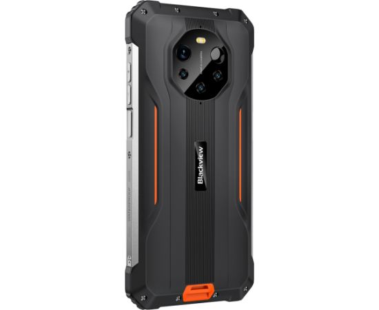 Blackview Rugged BL8800 Dual 5G Pro 6.58" FHD+IPS 1080x2408 8GB/128GB, MT6833V Octa-core 2.2GHz, 16MP Front/5MP+50MP Back Camera FLIR thermal camera Battery 8380mAh Type-C Android 11 Fingerprint Dual SIM NFC NO Charger MIL-STD-810H Orange Mobilie telefoni