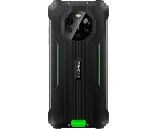 Blackview Rugged BL8800 Dual 5G Pro 6.58" FHD+IPS 1080x2408 8GB/128GB, MT6833V Octa-core 2.2GHz, 16MP Front/5MP+50MP Back Camera FLIR thermal camera Battery 8380mAh Type-C Android 11 Fingerprint Dual SIM NFC NO Charger MIL-STD-810H Green Мобильные телефоны