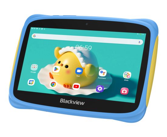 Blackview Tab 3 Kids, Blue, 7-inch HD 1024x600, 7731E Quad-core 1.3GHz, Front 0.3MP; Rear 2MP Camera, 2GB/32GB, 3280mAh battery, NO Charging Doke 3.0 Go (Android 13), WiFi version, 802.11 b/g/n(2.4GHz), Blue Планшетные ПК