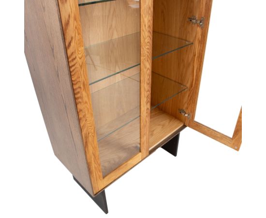 Display cabinet VALENCIA 90x45xH160cm, oak Новинки Для дома и сада 