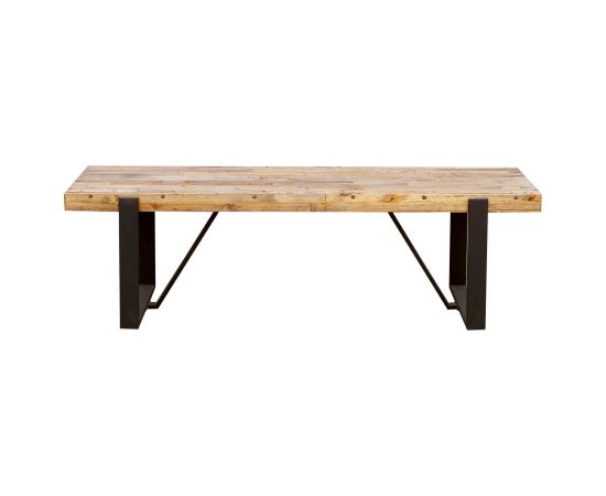 Bench IRONBRIDGE 150x40xH46cm, pine Ēdamistabas mēbeļu komplekti