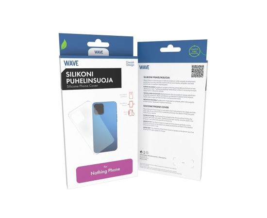Wave silikona aizsargapvalks caurspīdīgs Nothing Phone (3a) Pro Neoriģinālie Maciņi