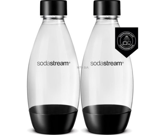 SODASTREAM 2x0.5L DWS BOTTLE Black (dishwasher safe) 7290116740157 Машины для мороженого