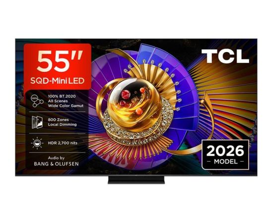 TCL C7L, 55'', 4K UHD, SQD-Mini LED, black - TV Телевизоры