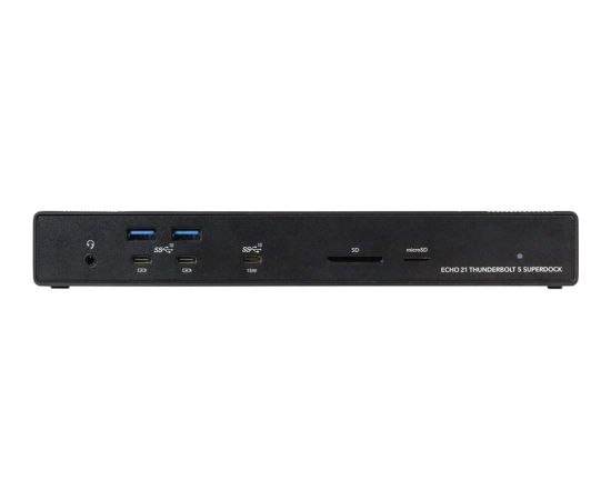 Sonnet Echo 21 Thunderbolt 5 SuperDock (black, integrated M.2 NVMe SSD slot) USB / Type-C Hub