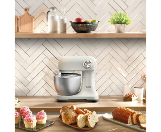 TEFAL QB140AF0 Bake Easy Kitchen Machine 500 W Number of speeds 12 Bowl capacity 3.5 L Beige Virtuves kombaini