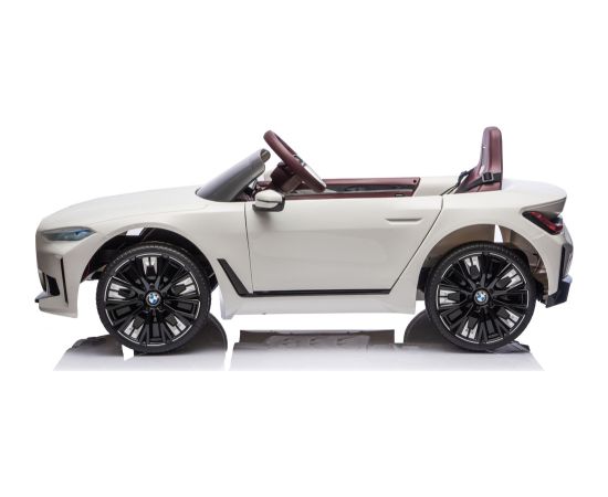 Lean Cars BMW I4 4x4 JE1009 Battery-Owned Car White Новости - Детские товары