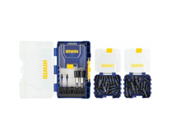 Skrūvgriežu uzgaļu komplekts Irwin IW6061622; 25 mm; 57 mm; 44 gab. Аксессуары для дрелей