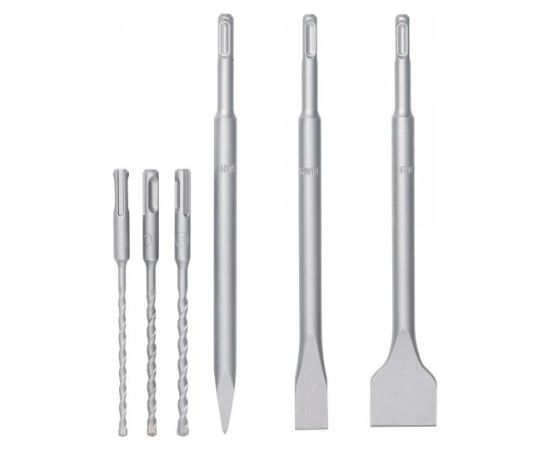 SDS plus + urbju un kaltu komplekts Irwin IW2027601; 20x250 mm; 40x200 mm; 250 mm; 5,5-7x160 mm; 6 gab. Аксессуары для дрелей