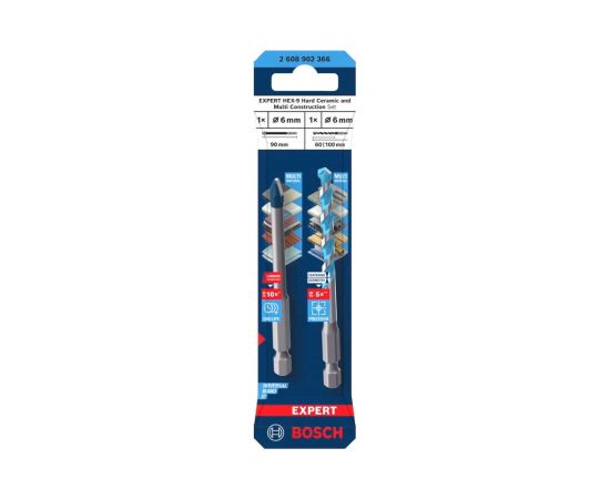 Daudzfunkcionālu urbju komplekts Bosch 2608902366; 6 mm; 2 gab. Аксессуары для дрелей