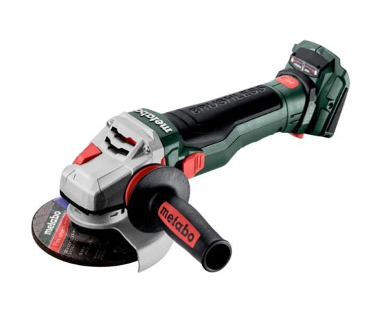 Leņķa slīpmašīna Metabo WB 18 LTX BL 15-125 Quick; 18 V; 125 mm (bez akumulatora un lādētāja) Slīpmašīnas