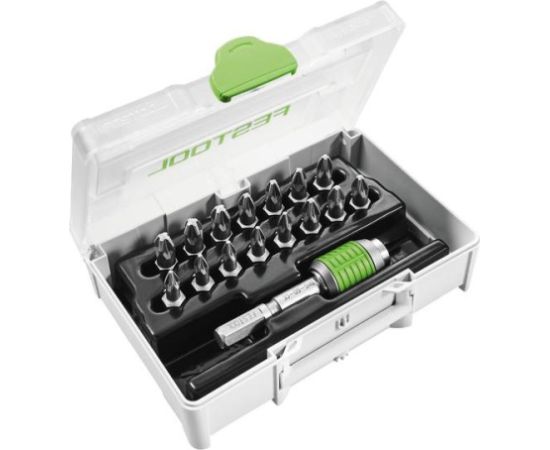 Skrūvgriežu uzgaļu komplekts Festool SYS3 XXS CE-PZ BHS 60; 16 gab. Аксессуары для дрелей