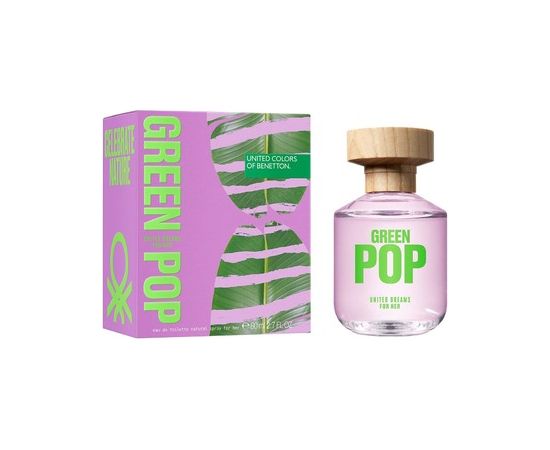 Benetton United Dreams Green Pop EDT 80ml Sieviešu Smaržas
