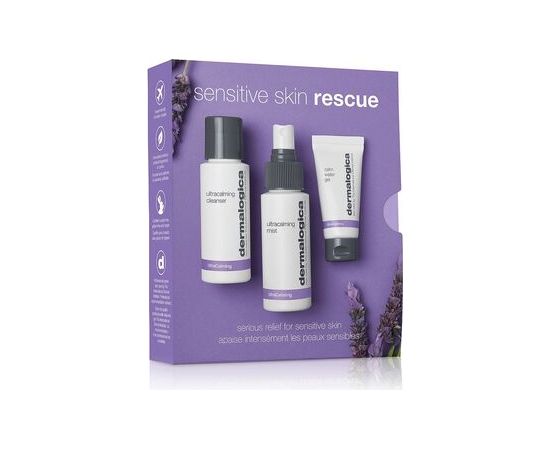 Dermalogica UltraCalming Sensitive Skin Rescue Set - Gift set of skin cosmetics 115ml Ķermeņa kosmētika
