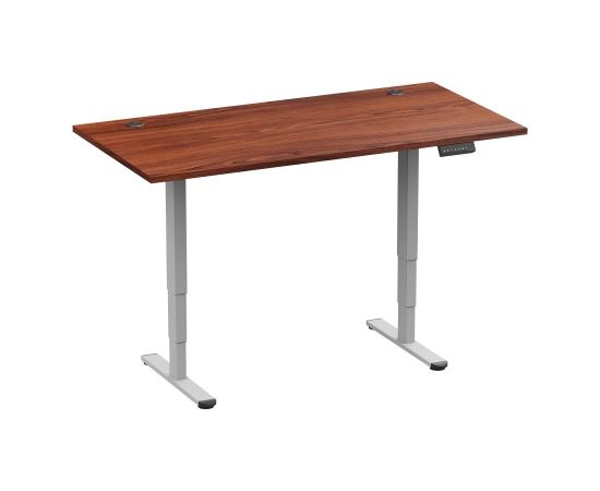 Adjustable Height Table Up Up Bjorn II Gray, Table top L Dark Walnut Офисные столы