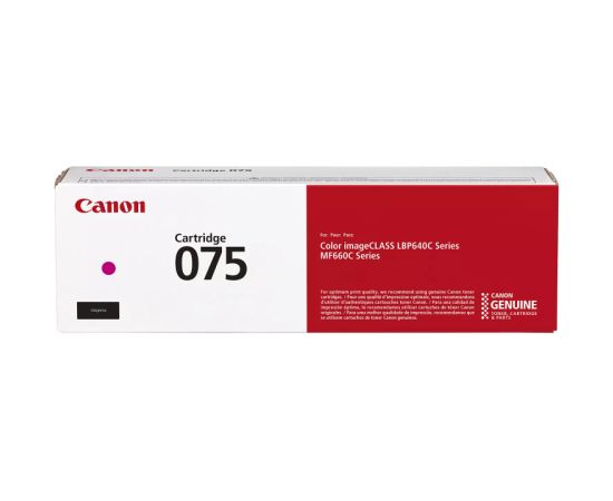 Canon CRG 075 M (6363C002) Toner Cartridge, Magenta Lāzerprinteru izejmateriāli