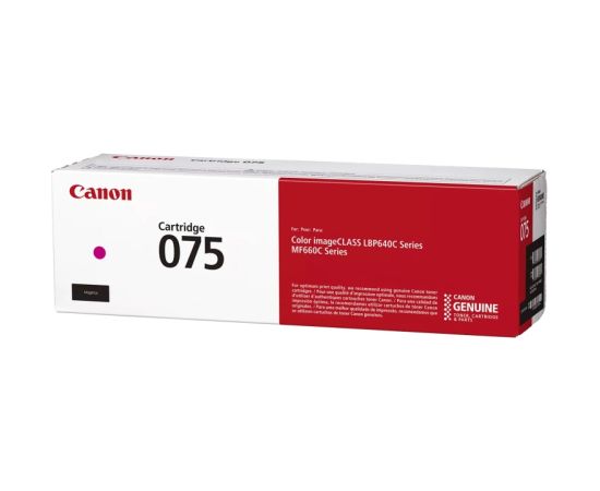 Canon CRG 075 M (6363C002) Toner Cartridge, Magenta Lāzerprinteru izejmateriāli