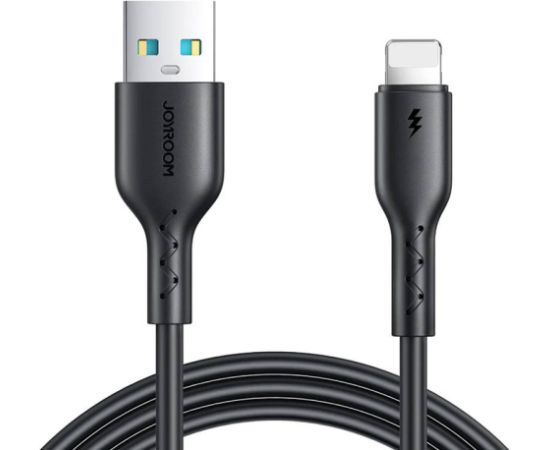 Cable Flash Charge USB to Lightning Joyroom SA26-AL3/ 3A / 1m (black) Дата USB-кабели