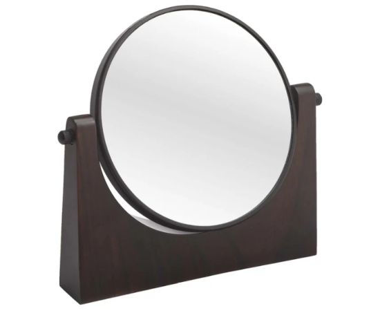 Aquanova kosmētiskais spogulis Ebony, d=175 mm, uz virsmas, pecan Vannas istabas spoguļi
