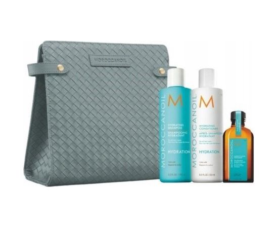 Moroccanoil Set Moroccanoil: Hydration, Paraben-Free, Hair Conditioner, Moisture And Shine, 250 ml + Hydration, Paraben-Free, Hair Shampoo, Moisture And Shine, 250 ml + Moroccanoil, Hair Oil Treatment, Revitalizing & Fortifying, 50 ml For Women Духи и косметика