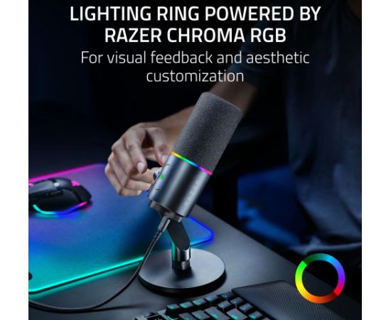 Razer mikrofon Seiren V3 Pro, black Aудио-видео
