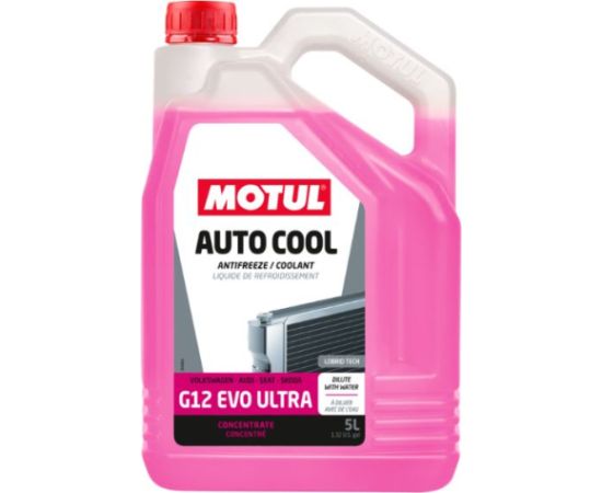 MOTUL Auto Cool G12 EVO ULTRA5L Dzesēšanas šķidrums G12+,G13 VW Dzesēšanas šķidrums