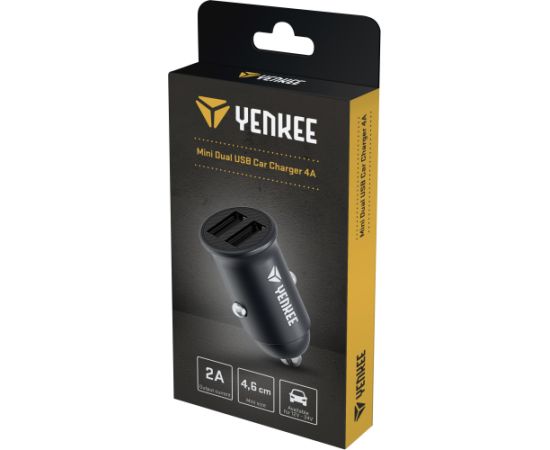 Mini dual USB car charger Yenkee Auto magnetolas