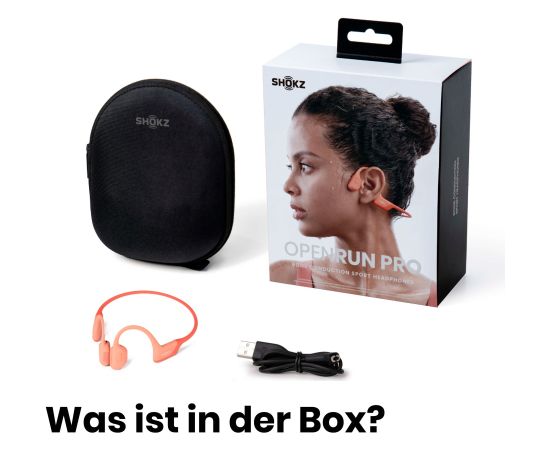Shokz OpenRun Pro, headphones (pink, Bluetooth, IP55) Aудио-видео