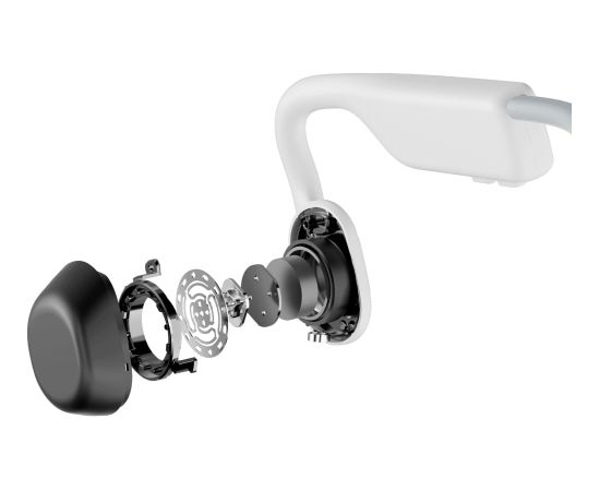 Shokz OpenMove, headphones (white, Bluetooth, USB-C) Aудио-видео
