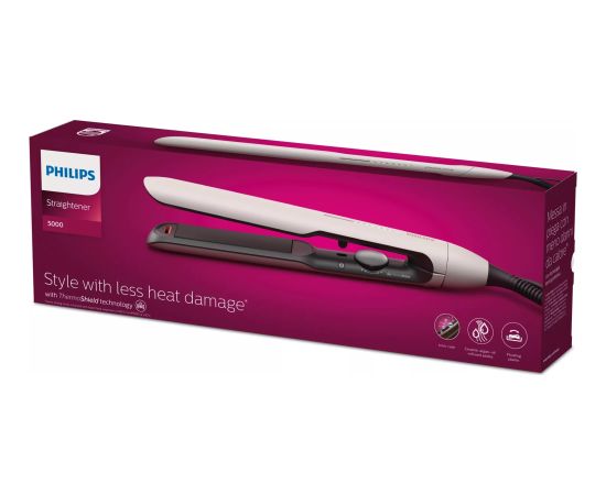 Philips 5000 series BHS515/00 hair styling tool Straightening iron Warm White 1.8 m Выпрямители волос