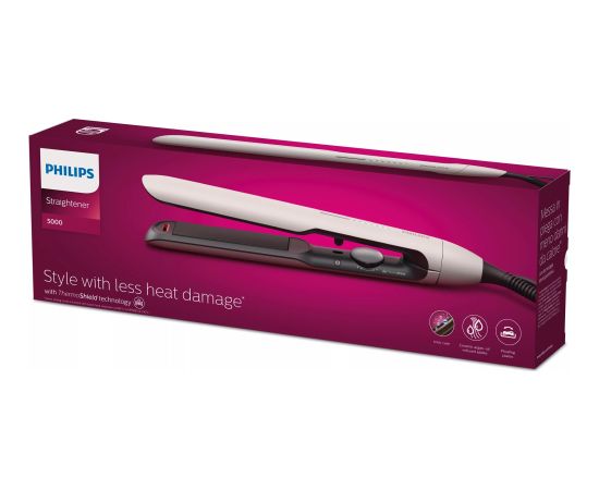 Philips 5000 series BHS515/00 hair styling tool Straightening iron Warm White 1.8 m Выпрямители волос