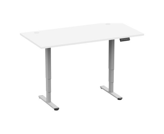 Adjustable Height Table Up Up Bjorn II Gray, Table top L White Офисные столы