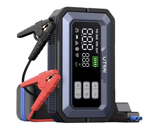 UTRAI JS30 Car Starter with Compressor Akumulatoru lādētāji, starteri