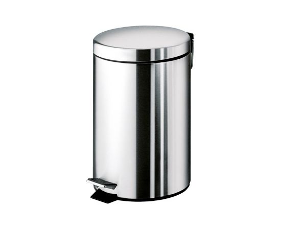 Gedy atkritumu tvertne Argenta, 5l, apaļš, hroms Мусорные контейнеры